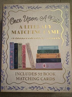 Once Upon A Pair Literary Matching Game - Decorative Book Illustration